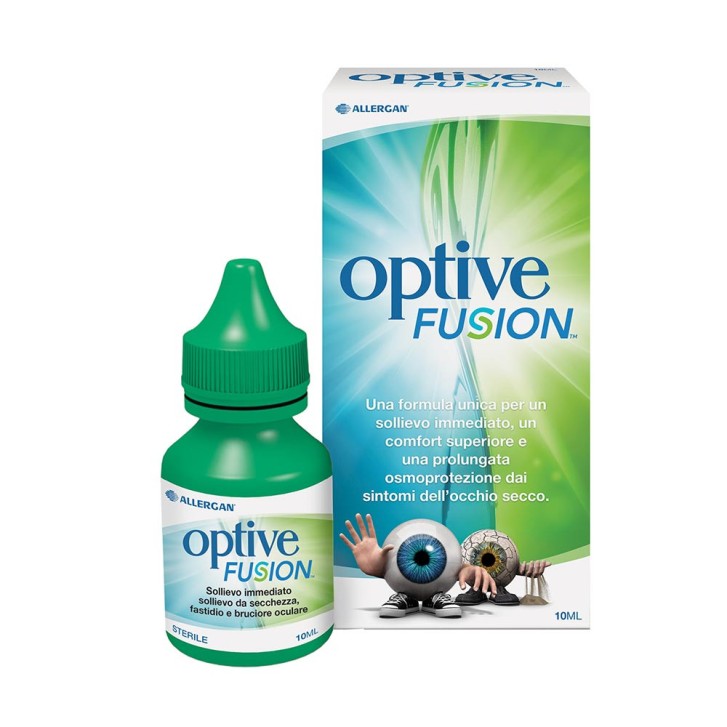 OPTIVE FUSION Soluzione Sterile per Occhi Secchi con Sodio Ialuronato 10ML - OPTIVE