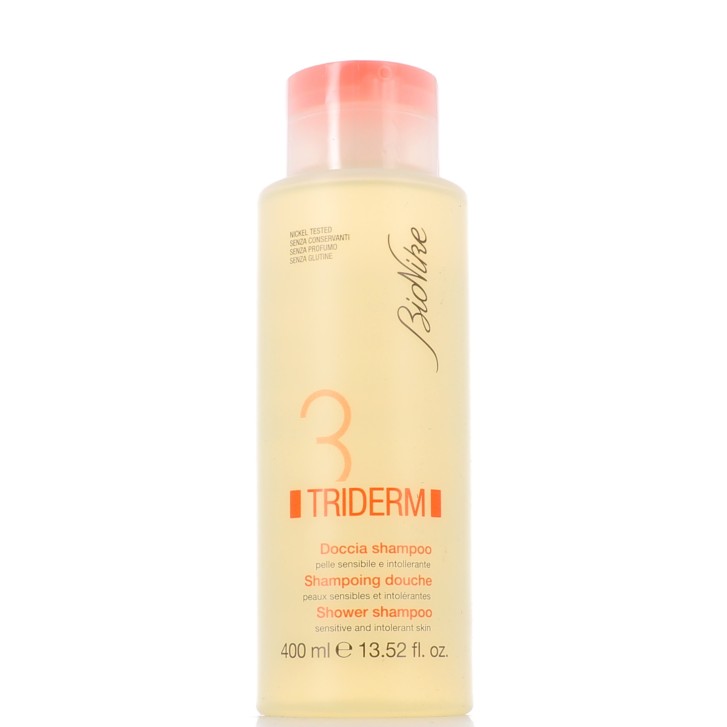 Triderm Doccia Shampoo Delicato Idratante per Pelli Sensibili Senza Profumo 400ml - Bionike