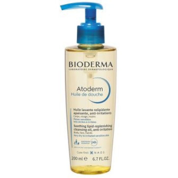 Atoderm Olio Doccia Rilipidizzante Lenitivo Anti-Irritazioni 200ml - Bioderma