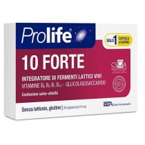 PROLIFE 10 Forte Integratore Probiotici e Vitamine B 10 Miliardi 20 Capsule - PROLIFE