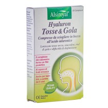 HYALURON Tosse & Gola Dispositivo Medico 30 Compresse Frutti di Bosco Vegano - HYALURON
