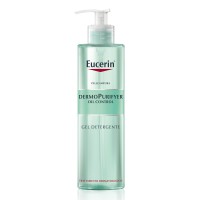 Dermopur Gel Detergente Viso Antibatterico Non Comedogenico 400ml - EUCERIN