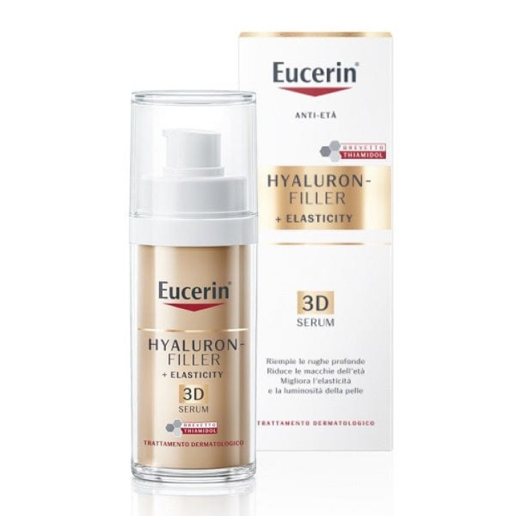Hyaluron-Filler + Elasticity Siero Anti-età Tripla Azione Acido Ialuronico 30ml - EUCERIN