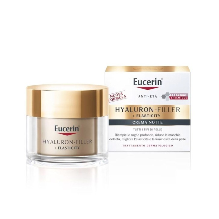 Crema Notte Anti-invecchiamento Hyaluron-Filler Elasticity Acido Ialuronico 50ml - EUCERIN