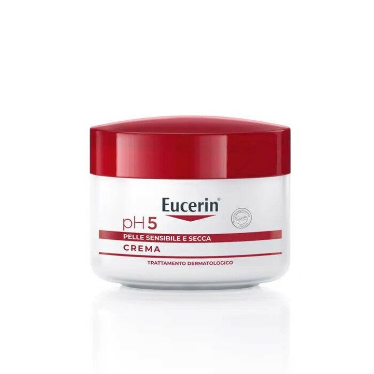 Crema Idratante pH5 per Pelle Sensibile Idratazione Intensa 75ml - EUCERIN