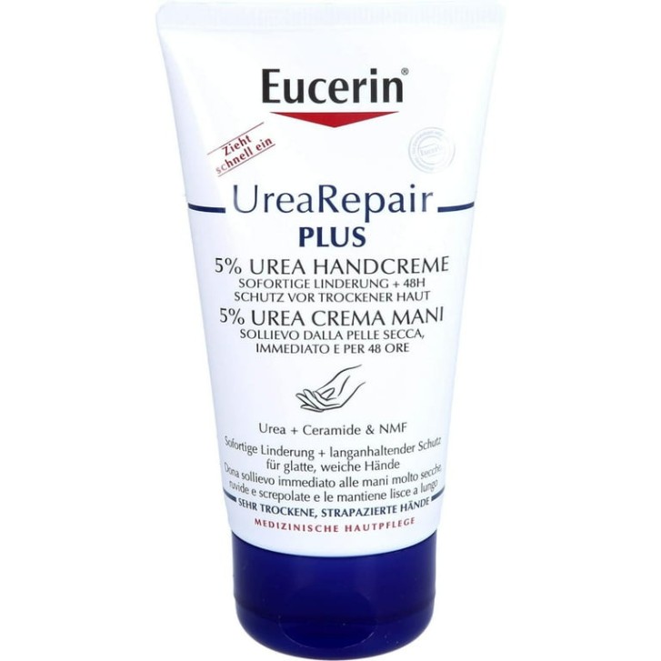 Crema Mani Rigenerante e Idratante 5% Urea con Ceramide 75ml - EUCERIN