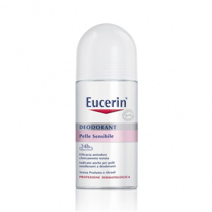 Deodorante Roll-on Pelli Sensibili Senza Alcool 24h Protezione 50ml - EUCERIN