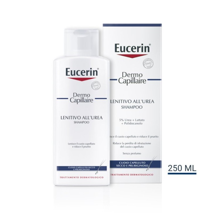 Shampoo Lenitivo con Urea per Cuoio Capelluto Secco e Pruriginoso 250ml - EUCERIN