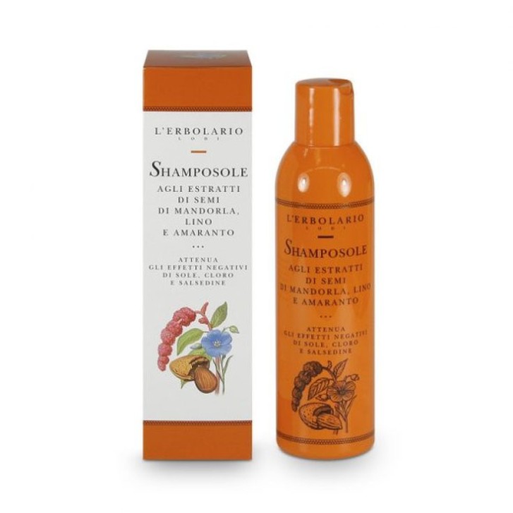 Shampoo Solare Protettivo con Lino Mandorla e Amaranto 200ml - L\'ERBOLARIO