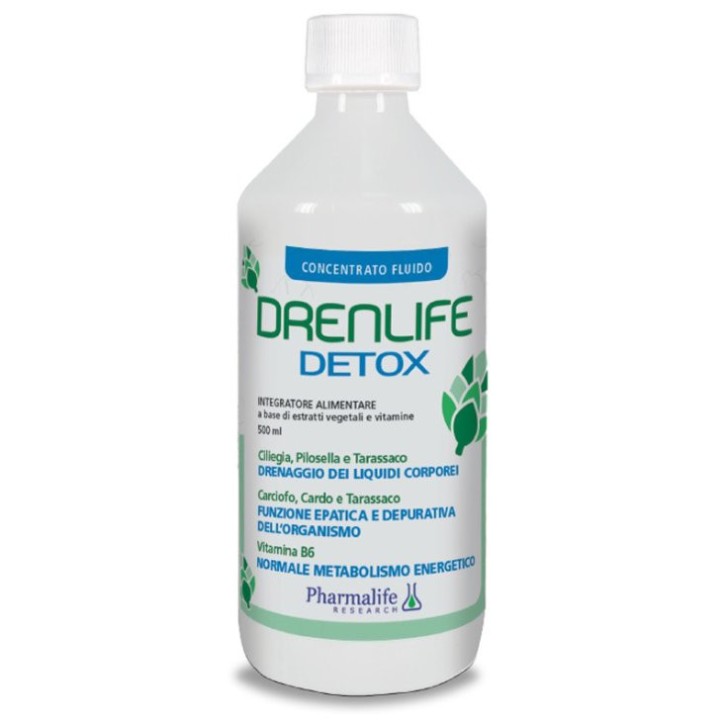 Drenlife Detox Integratore Alimentare Depurativo 500ml - PHARMALIFE