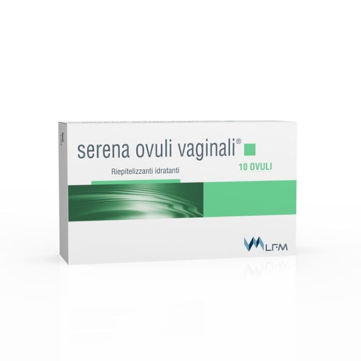 Serena Ovuli Vaginali Idratanti e Lenitivi 10 pezzi - LAB.FARMACOLOGICO MILANESE