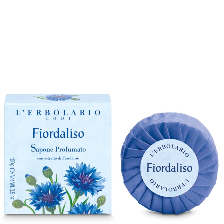 Sapone Profumato Fiordaliso per Pelli Sensibili Azione Lenitiva 100g - L\'ERBOLARIO