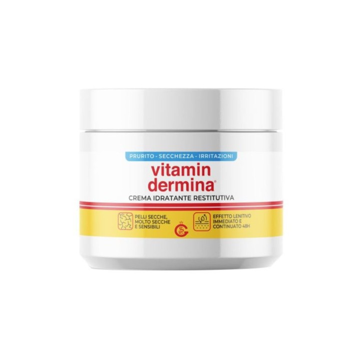 Crema Idratante Pelli Secche e Sensibili Protezione Neonati 400ml 48h - VITAMINDERMINA