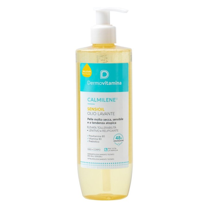 Olio Lavante Relipidante per Pelli Secche e Sensibili 400ml Adatto a Famiglia - Dermovitamina