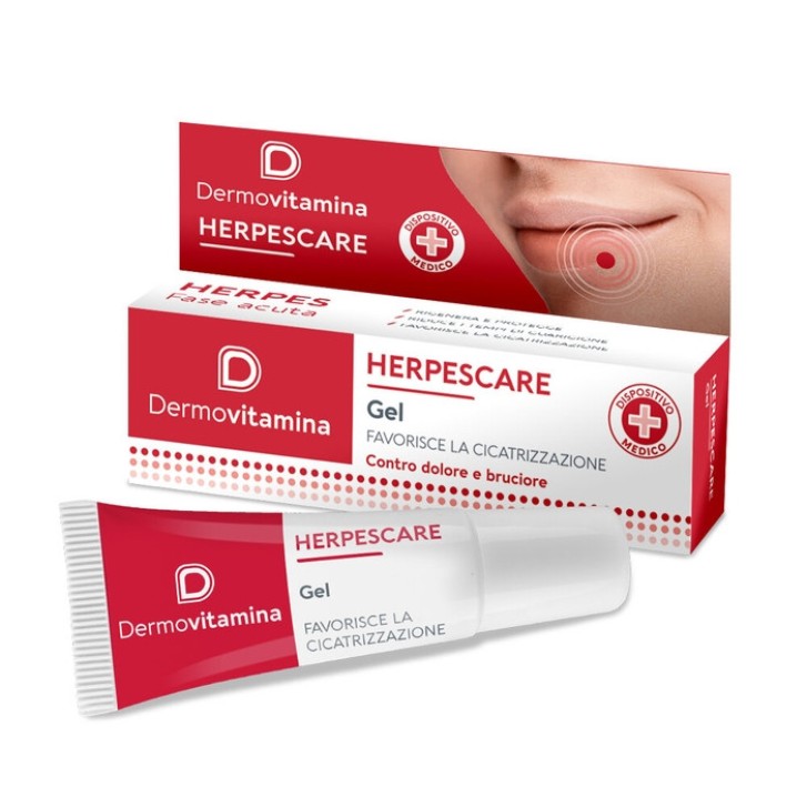 Gel Herpes Care Protettivo e Rigenerante con Echinacea 8ml - Dermovitamina