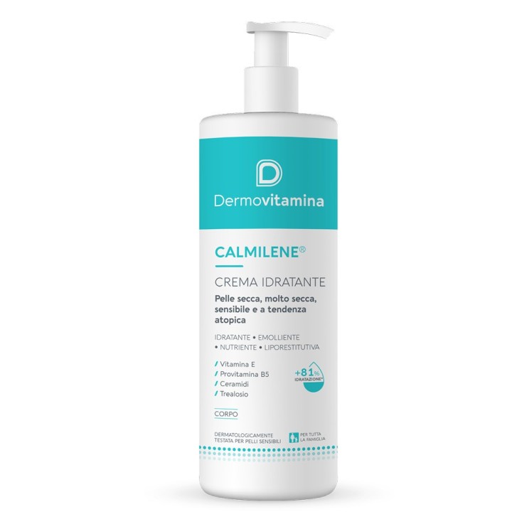Crema Idratante per Pelle Secca e Sensibile Senza Profumo 500ml - Dermovitamina