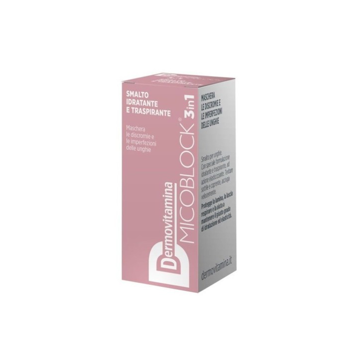 Smalto Nude Idratante Traspirante Elasticizzante con Aloe Vera 5ml - Dermovitamina