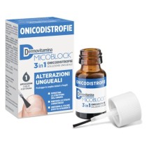 Micoblock Trattamento Unghie 3in1 Rinforza Protegge Schiarisce 7ml - Dermovitamina