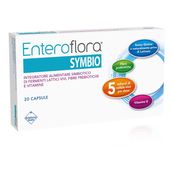 Integratore Probiotici Fermenti Lattici 20 Capsule Senza Glutine e Lattosio - EURITALIA