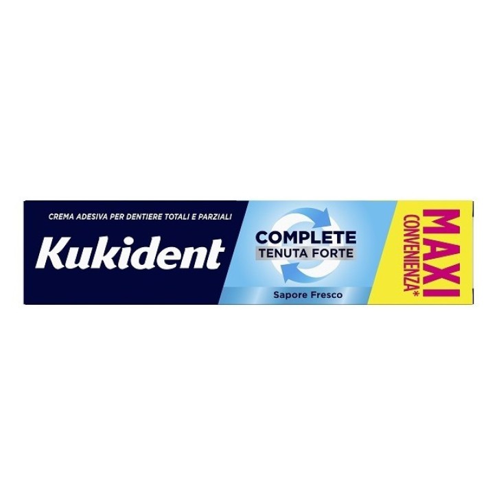 Crema Adesiva per Dentiere Tenuta Forte Freschezza Prolungata 70g - KUKIDENT