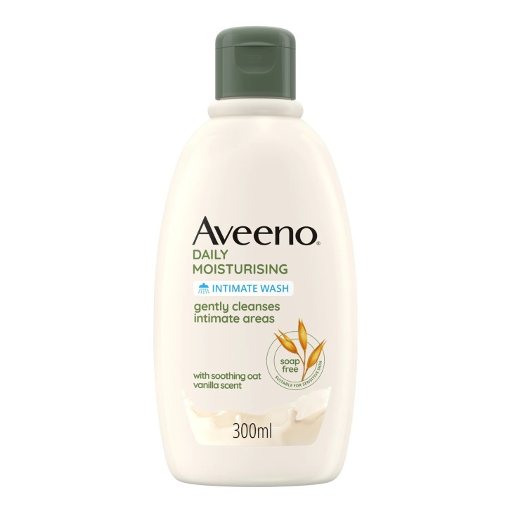 Detergente Intimo Senza Sapone per Pelli Sensibili 300 ml - AVEENO