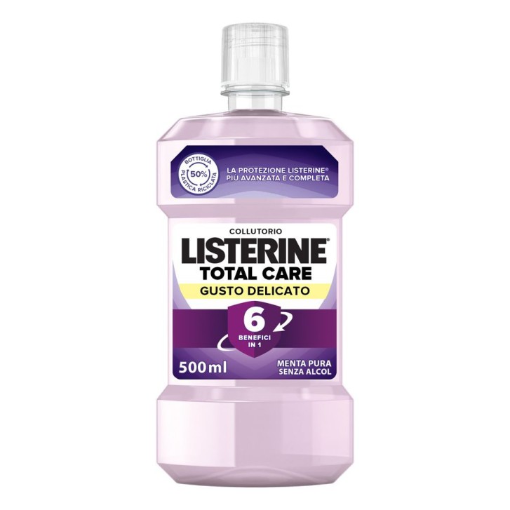 Total Care Delicato Collutorio Antibatterico per Gengive Sensibili 12 Mesi - LISTERINE