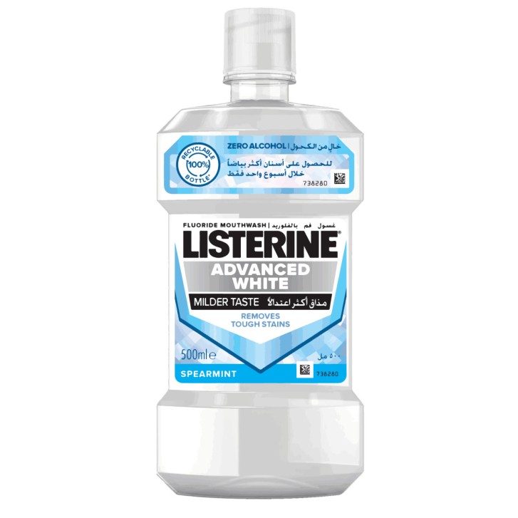 LISTERINE Advanced White Collutorio Sbiancante per Denti più Luminosi 12 Mesi - LISTERINE