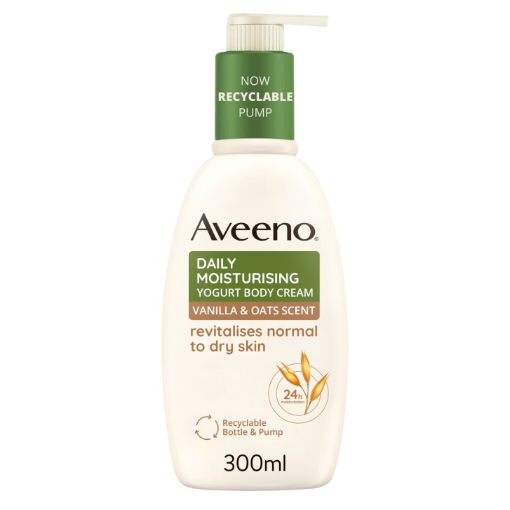 Crema Corpo Idratante allo Yogurt e Vaniglia Idratazione Profonda 300ml - Aveeno