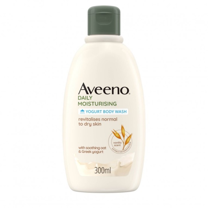 Bagno Doccia Idratante Vaniglia e Avena per Pelli Sensibili 300ml - Aveeno