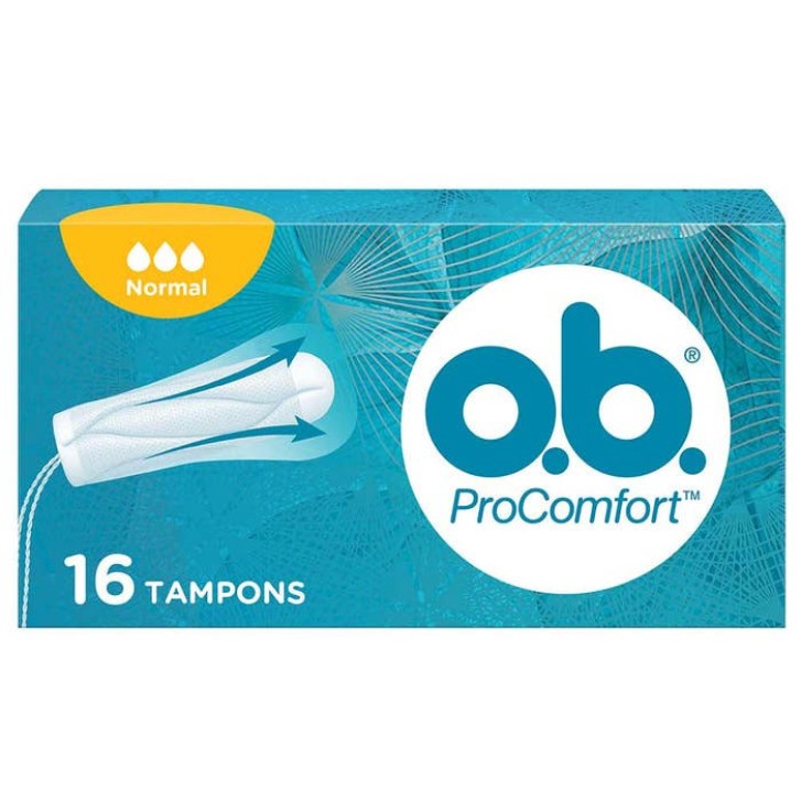 OB Normal Pro Comfort Assorbenti Interni Flusso Normale Silk Touch 16 pezzi - OB