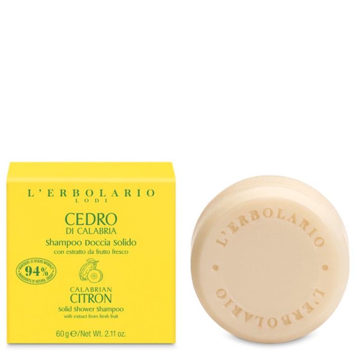 Shampoo Doccia Solido Cedro di Calabria Nutriente ed Emolliente 60g - L\'ERBOLARIO