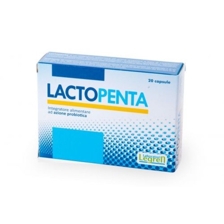 Probiotico Integratore 5 Ceppi Lactobacillus Flora Intestinale e Urogenitale 20 Capsule - Laboratori Legren