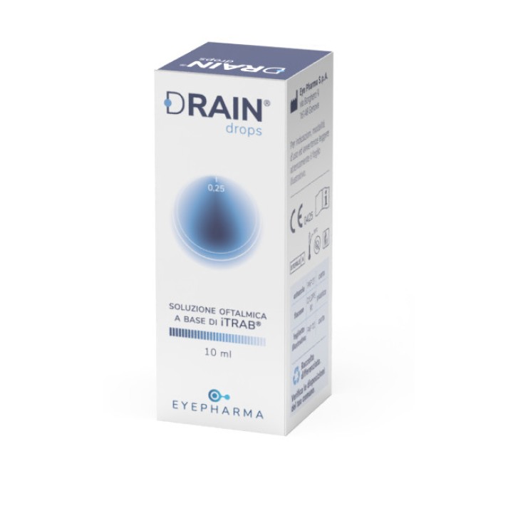 Soluzione Oftalmica per Glaucoma Senza Conservanti Antiossidante 10ml - Drain Drops