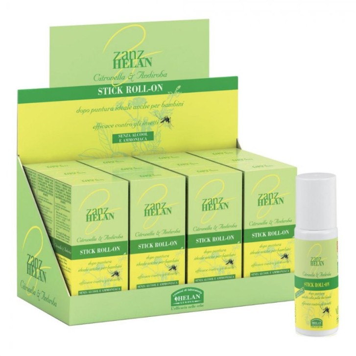 Zanzhelan Stick Roll-On Dopo Puntura Senza Alcool e Ammoniaca 15ml - HELAN