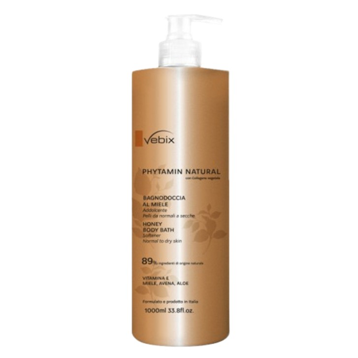 Bagnodoccia Naturale al Miele Idratante e Nutriente 1000ml - Vebix