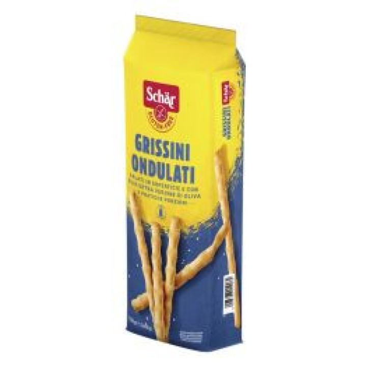 Grissini Ondulati Senza Glutine e Lattosio con Olio d\'Oliva 3x50g - Schär