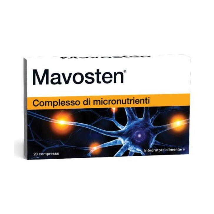 Integratore Sistema Nervoso con Acido Alfa-Lipoico Senza Glutine 20 Compresse - Mavosten