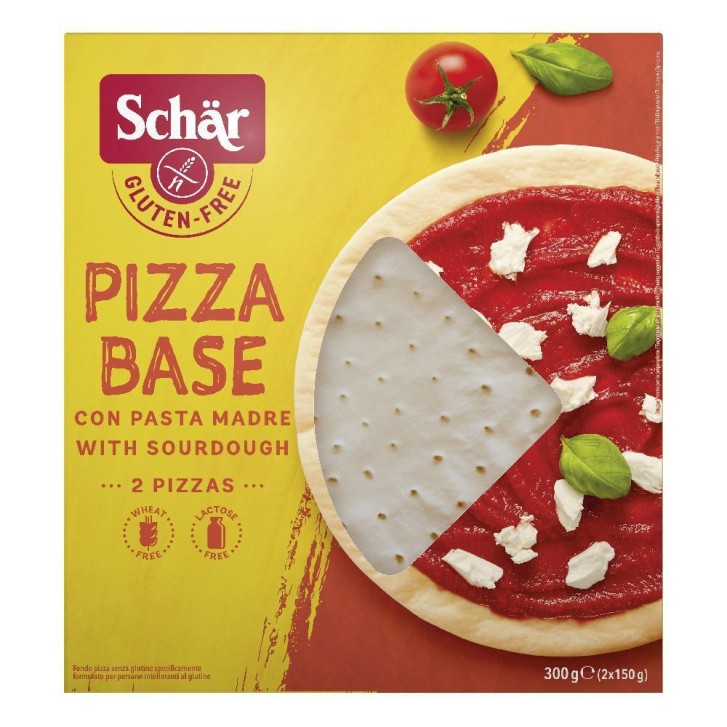 Base per Pizza Senza Glutine Leggera e Croccante 2x150g - Schär