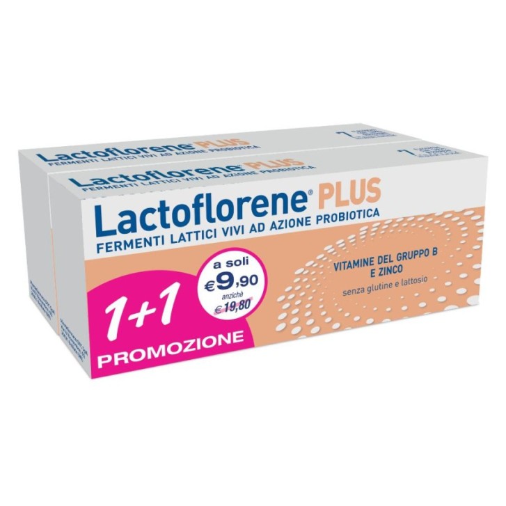 Lactoflorene Plus Probiotico Integratore con Fermenti Lattici Vitamine e Zinco 7 Flaconcini
