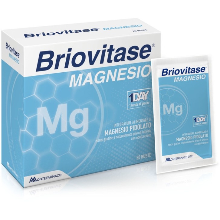 Briovitase Integratore Magnesio senza glutine e lattosio 20 Buste da 7g - Briovitase