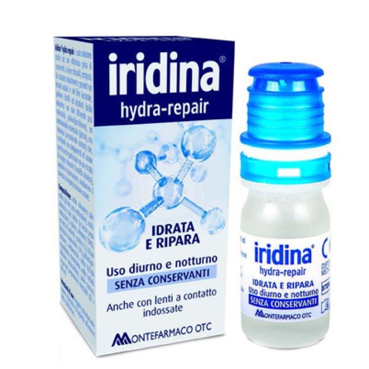 Iridina Hydra Repair Gocce Oculari Idratanti Riepitelizzanti Sterili 10ml - Iridina