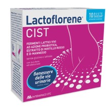 Lactoflorene Integratore Probiotico con Mirtillo Rosso e D-mannosio 10 Bustine - Lactoflorene