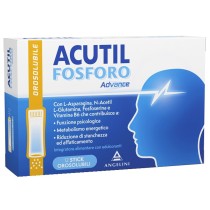 Acutil Fosforo Advance Integratore con Fosforo e Vitamina B6 12 Stick Orosolubili - Acutil