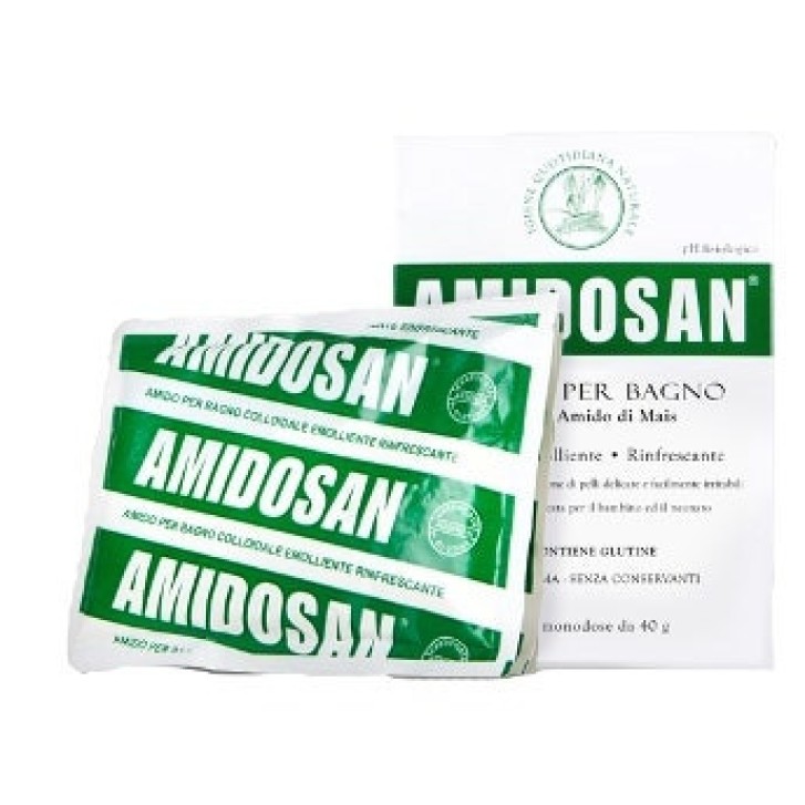 Polvere detergente delicata senza tensioattivi per neonati e adulti 14 buste 40g - Amidosan