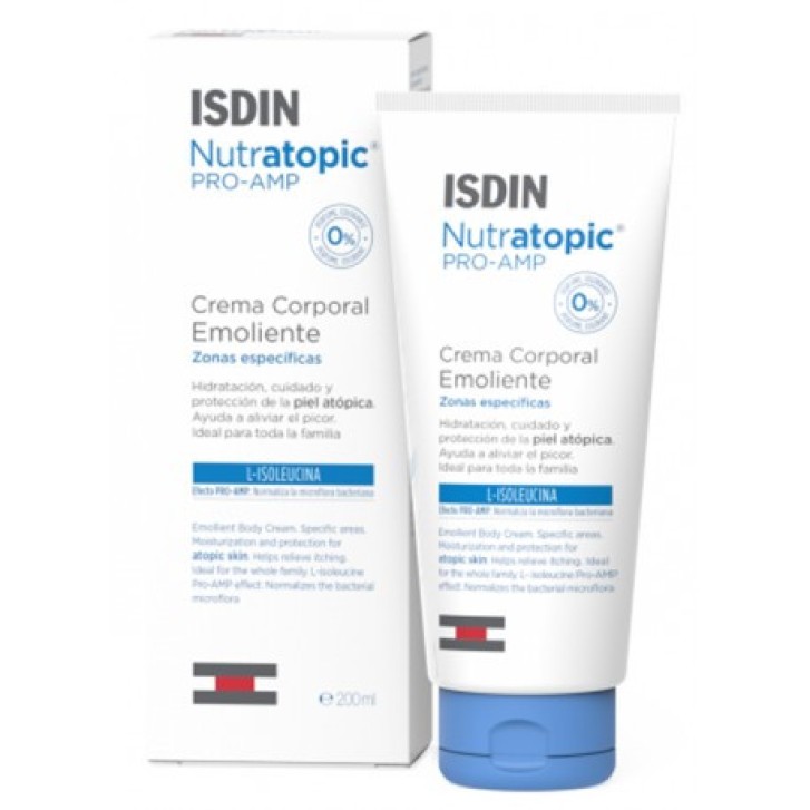 Nutratopic PRO-AMP Crema Emolliente Idratante per Pelle Atopica 200ml - Isdin