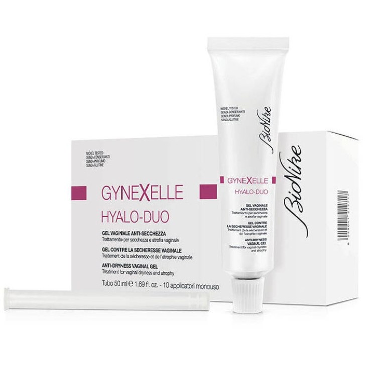 Gynexelle Hyalo-Duo Gel Vaginale Anti-secchezza con Acido Ialuronico 50ml - Bionike