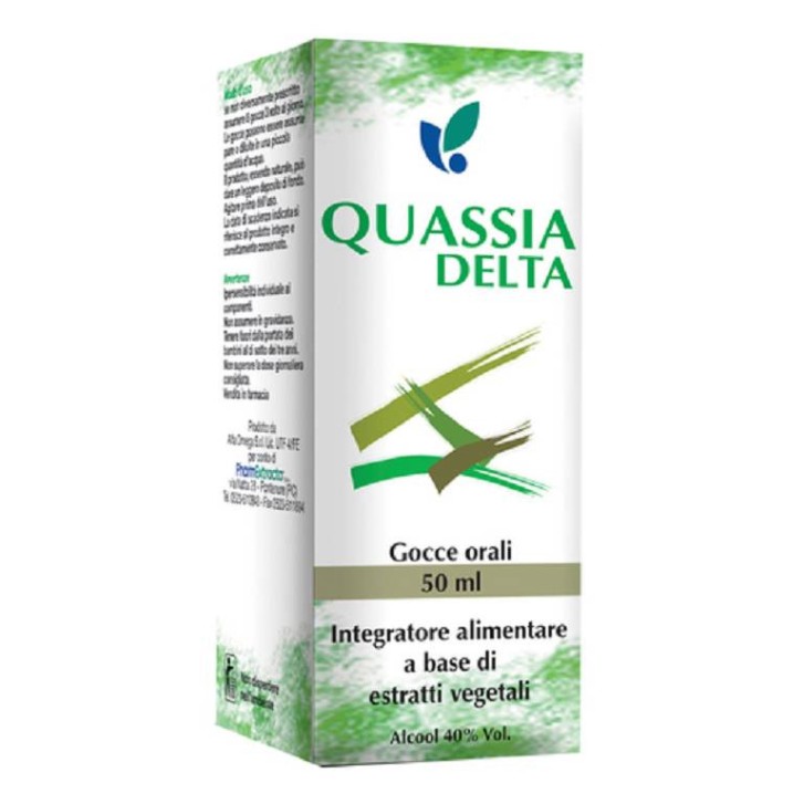 Quassia Delta Sol Ial Integratore Vegetale per Intestino e Drenaggio 50ml - Omeopiacenza