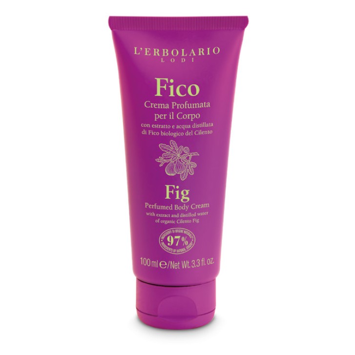 Crema Corpo al Fico Idratante Naturale Leggera Senza Residui 100ml - L\'Erbolario