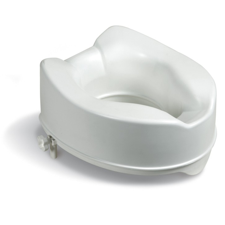 Rialzo WC Universale per Portatori di Catetere Altezza 14 cm con Sistema di Fissaggio - Safety