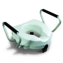 Rialzo WC con Maniglie Ergonomico per Camera del Malato Dispositivo Medico - Safety